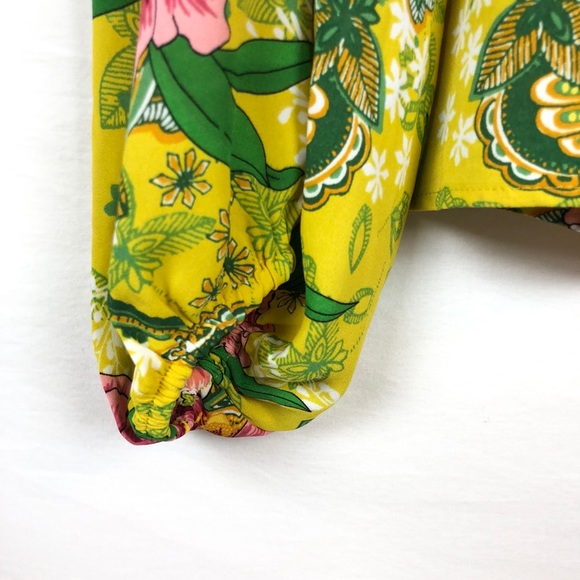 Ann Taylor Loft Bright Floral Print Blouse - Picture 6 of 7